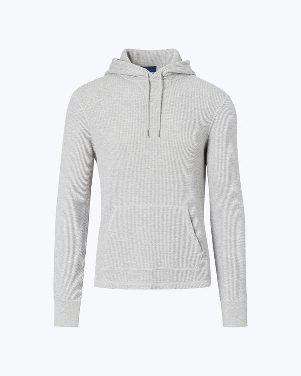 Waffle Cotton-Blend Hoodie